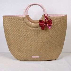 Juicy Couture Woven Beach Bag